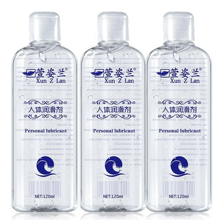 1/2/3PCS Water Based Lube (120ml), Liquid Personal Lubricant Gel, Long Lasting Sex Lube for Men Women and Couples, Safe for Toys