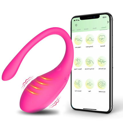 Wireless App Control Dildo Vibrator for Women Vagina Stimulator G Spot Egg Clit Massager Wearable Clitoral Sex Toys for Adults