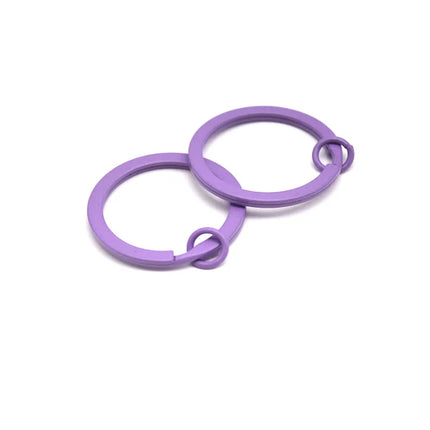10-20pcs/Pack Colorful Key Ring Key Chain Accessories 30mm Round Split Keychain DIY Metal Key Holder Split Rings Wholesale