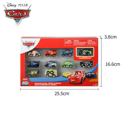 Pixar Cars Series Mini Car Set Lightning McQueen Black Storm Jackson Police Car Cruz Boy Toy Alloy Cars Gift FLG70