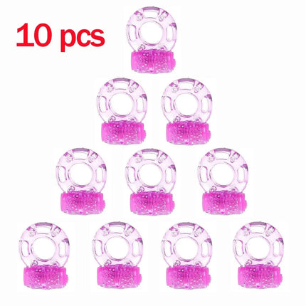 Cock Ring Vibrating for Men Ejaculation Delay Male Erectile Penis Ring G-Spot Clitoris Anal Stimulator Adult Sex Toy for Couples