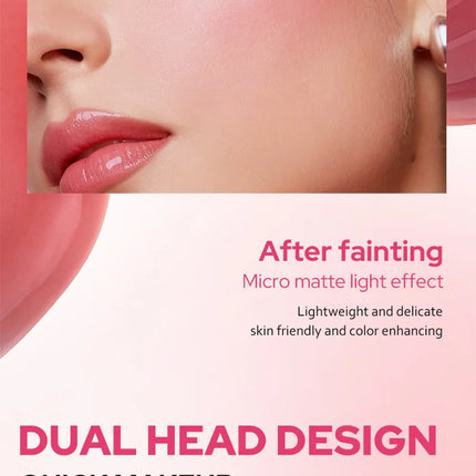 Life Girls Peach air multi purpose blusher stick,Natural and comfortable to wear, with a natural makeup effect. Highlighting blu