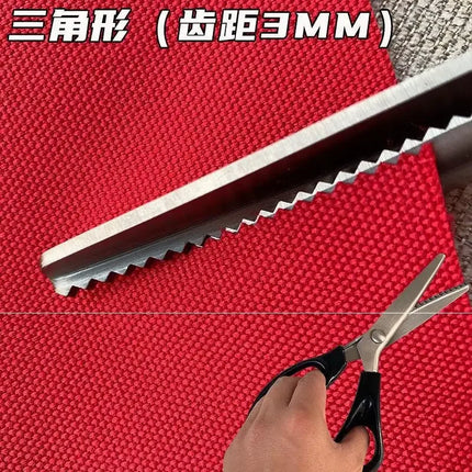 Stainless Steel Pinking Shears Comfort Grip Handled Professional Crafts Dressmaking Zig Zag Cut Scissors Sewing Scissors Fabric