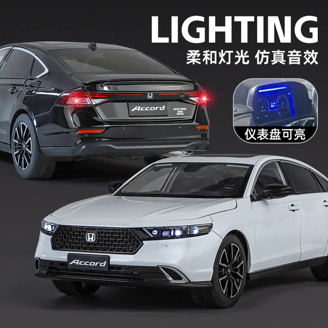 Authorized 1:18 HONDA Eleventh Accord Alloy Car Model Diecasts Metal Vehicles Car Model Simulation Collection Toy mans Gift