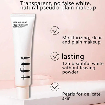 TFIT Facial Makeup Foundation Concealer 36/100g Makeup Primer Invisible Pore Light Oil-Free Base Dark Circle Correct Makeup