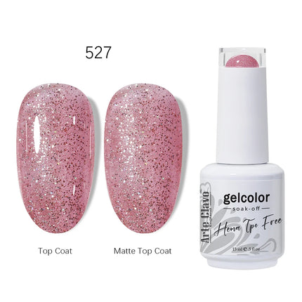 Arte Clavo HEMA TPO FREE Gel Nail Polish 15ML Long Lasting For Manicure Semi Permanent Nail Art UV LED Gel Varnish Nail Supplies