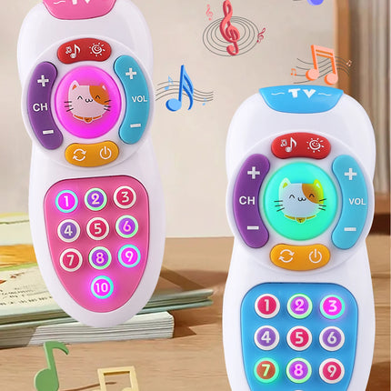 Baby Remote Control Toys Montessori Early Education Mobile Phones for Babies Soft Lighting and Gentle Lullabies Baby Easter Holi
