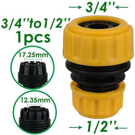 KESLA 1 3/4 1/2 inch Garden Water Hose Quick Connector Pipe Extension Coupler Fitting 25 20 16mm Repair Joint Irrigation System