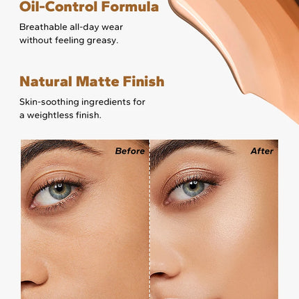 Flawless All Day: 8 Color Waterproof Concealer Foundation For Women Makeup Full Coverage Long Lasting Moisturizing