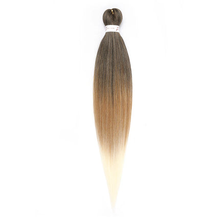 Pre-stretched Synthetic Braiding Hair Ombre Professional Easy  Hot Water Setting Soft  Crochet Braid Hair  Extensions
