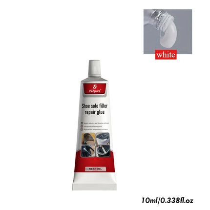 Shoe Repair Glue Kit White/Black Sole Waterproof Quick Drying Filling Repair Adhesive Wear-resistant Sealant Crack Repair Agent