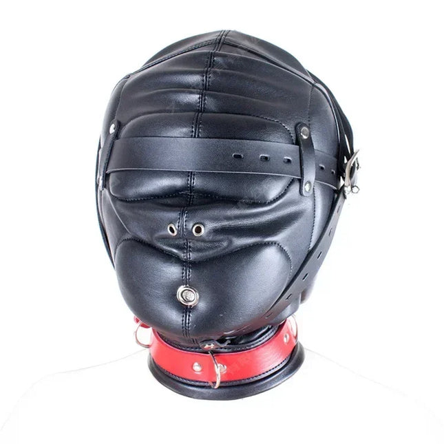 Full Head Hood Mask Fetish Play Hood Mask BDSM Bondage Slave Restraint Sex Toys For Couple Sexy Role Play Cool Man
