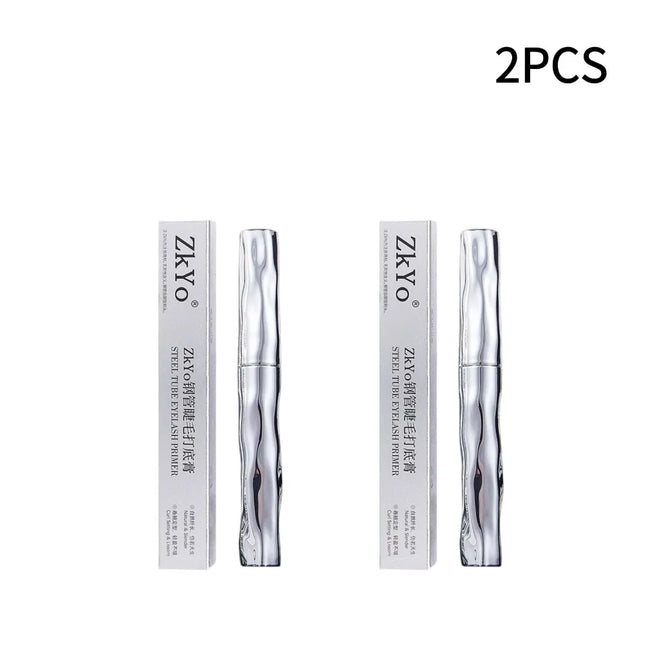 Zkyo Metal Iron Brush Mascara Primer Long-Lasting Curl, Waterproof & Sweat-Resistant Women's Thickening Lengthening Eye Makeup