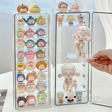 Acrylic Organizer For Collectible Figure And Blind Box Toy Large-Capacity High Definition Transparent Miniature Display Shelves