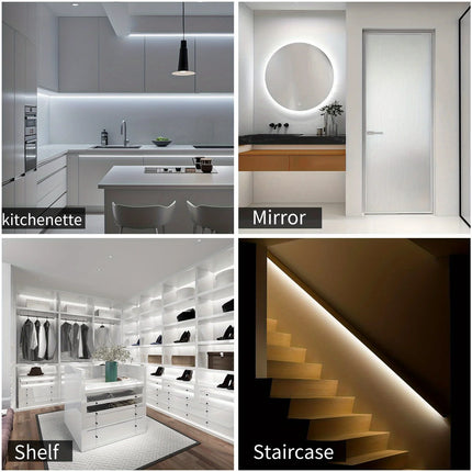 5V USB Flexible LED Strip Hand Sweep Gesture Sensor Dimmable Light Tape Self Adhesive Lamp For Cabinet Kitchen Wardrobe Lighting