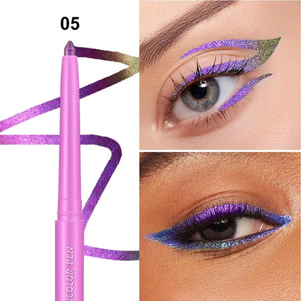 Color-changing Eyeshadow Stick Multi Chrome Eyeliner Waterproof Long Last Smooth Cream Gel Liner Eye Makeup Glitter Eye Shadow