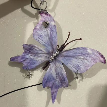 Exquisite Phalaenopsis Orchid Lily Keychain Creative Simulation Flower Bag Pendant Fashion Backpack Decoration Accessories Gifts