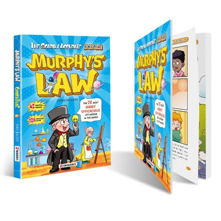 Murphy‘s Law Comic Book For Kids,A Graphic Novel Explaining Life Principles for Children 8-12 Years,Fun Science Picture Books