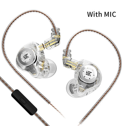 KZ EDX Pro Earphones Dynamic In Ear Monitor HiFi Wired Headphones Bass Stereo Game Music Earplugs Noice Cancelling Headset
