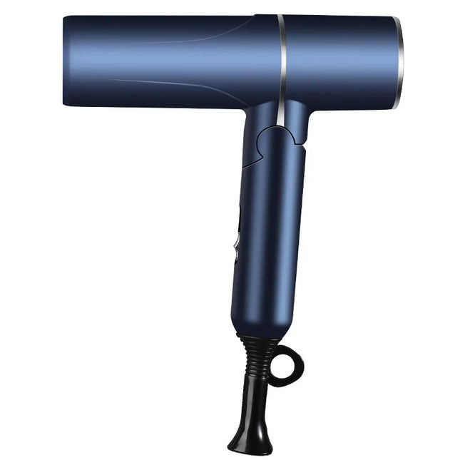 New Foldable Hair Dryer with Blue Light, Negative Ion Hair Care, 1200W High Power, Fast Drying, for Home, Student Dormitory, or Travel