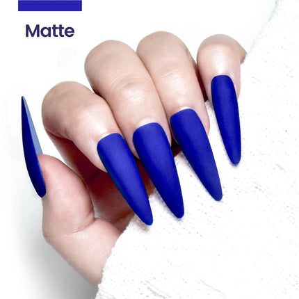 QAZIXU 10ml Klein Blue Nail Polish Gel Soak Off UV LED Manicure Semi-Permanent Nail Art Varnish For Salon & Home Pure Gel Polish