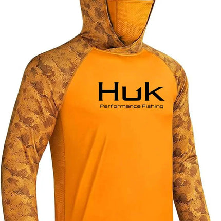 Fishing shirt Hooded sweatshirt for Fishing UV hoodie clothing Camiseta De Pesca men's clothing hooded top black white yellow