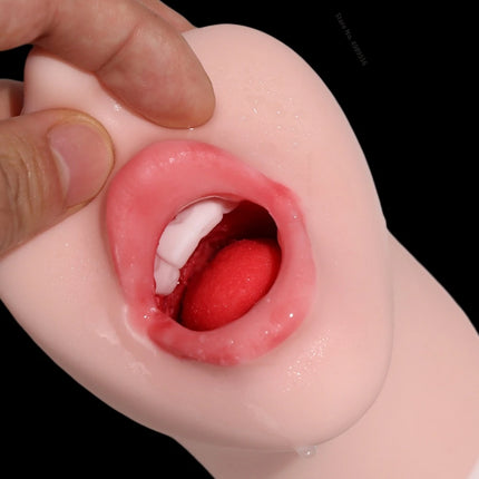 Sex Tooys For Men Realistic Vagina Real Pussy and Mouth Oral Silicone Artificial 5D Deep Throat Pocket Pussy Blowjob Masturbator