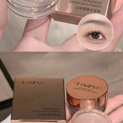 Three-dimensional Eyebrow Shaping Soap Eyebrow Gel Texture Creates Natural Eyebrows Styling Cream Waterproof Quick-Dry Makeup