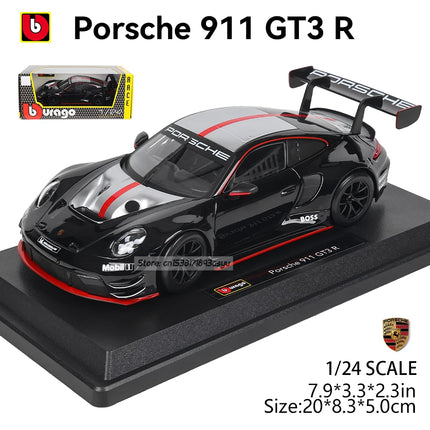 Bburago 1:24 Porsche 963 24 alloy racing car Alloy Luxury Diecast Car Model Toy Collection Gift Multiple styles to choose from