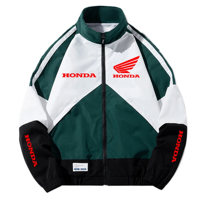 2026 Honda New Men's Jacket - Windproof Coat - Hip-Hop Street Style Jacket - Racing Suit - Women's Zipper Trendy Brand Coat