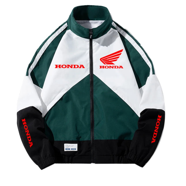 2026 Honda New Men's Jacket - Windproof Coat - Hip-Hop Street Style Jacket - Racing Suit - Women's Zipper Trendy Brand Coat