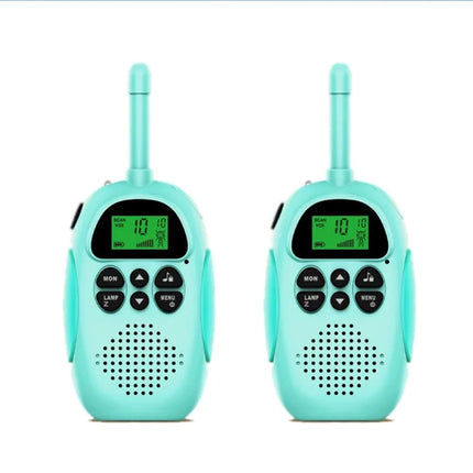 2 pcs LCD Screen Walkie Talkie Portable Kids Handheld Transceerver Long Range Toys 3 KM Range Two Way Receiver Electronic Toys