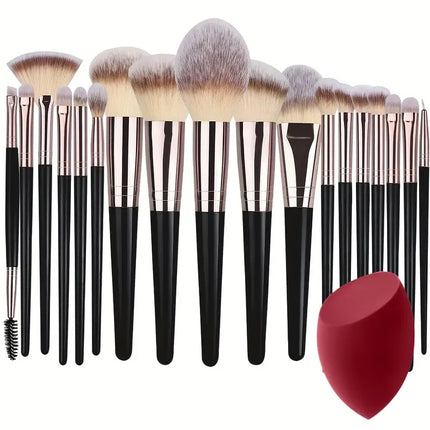 Professional 3-20PCS Makeup Brushes Set Soft Fluffy Foundation Eyeshadow Concealer Blending  Kabuki Women Beauty Tool