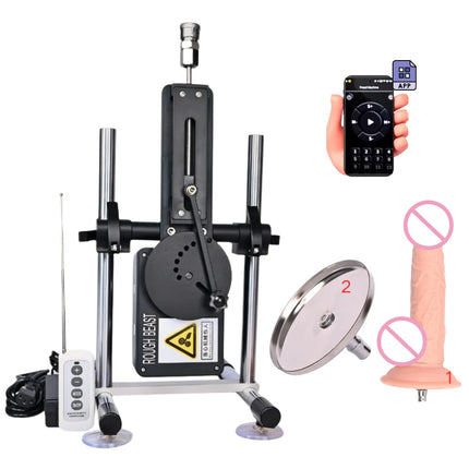 ROUGH BEAST 360° Mute APP Control Sex Machine for Women Love Machine With Vac-u-Lock Dildo Attachments Pumping Gun Sex Toy 70W