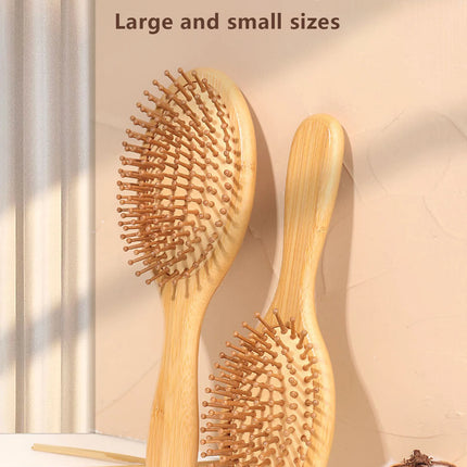 1pc natural wooden hair comb hair loss scalp massage hair brush hair care healthy bamboo Special for real hair wigsboo comb