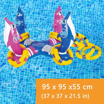 Summer Swimming Pools Inflatable Toys Water Play Float Volleyball Football Ring Toss Pools Accessories Beach Party Sport Games