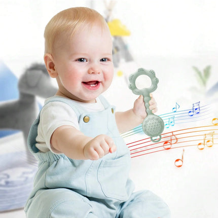Silicone Rattle Teether / Hochet Mordant Silicone