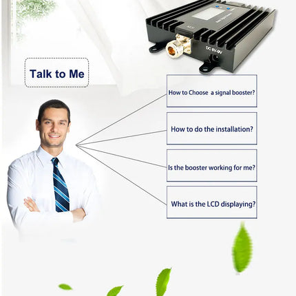 EasyBoost 4G 5G Signal Booster Repeater 2G 3G 4G GSM Celullar Amplifier LTE700,LTE800,EGSM900,DCS/LTE1800 Tuya  App Monitoring