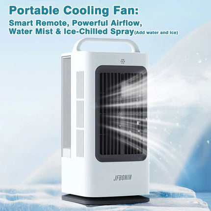 1700ml 3-IN-1 Mini Portable Air Cooler with Infrared remote control 120 degree swing air conditioner 3-speed Household Desk