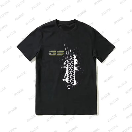 2025 Summer New Cotton For 1250 GS Exclusive for BMW Fans Motorrad R1250GS Motorcycle T Shirt Men Hip Hop Streetwear Unisex Tops