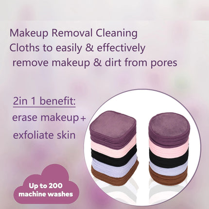 10 /20/30 Reusable Makeup Remover Pads, a Gentle Facial Cleansing Sponge Suitable for All Skin Types, Odorless, Beauty Tool
