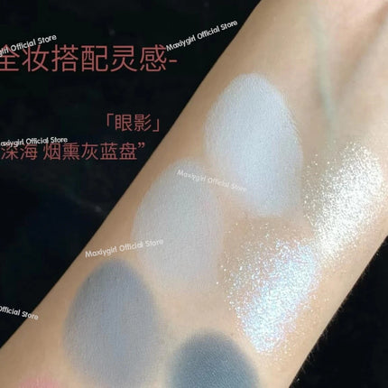 Flower Know Shell Pearl Collection Eyeshadow Palette Eye Glitter Make Up Palette Long Lasting 6 Color Eye Shadow Cosmetics