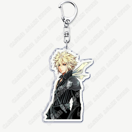 Popular Game Keychains for Accessories Key Chain Jewelry Keyrings Cloud Strife Ffvii Tifa Sephiroth Vincent Valentine Fans Gifts