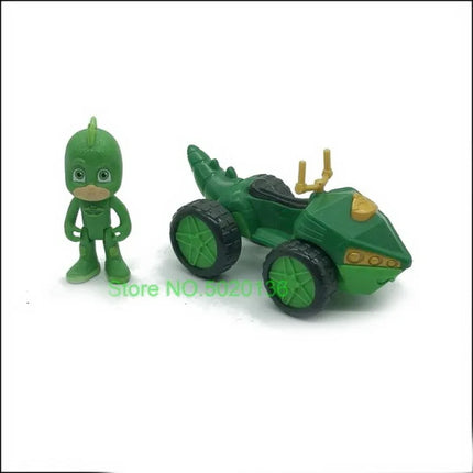 New Figure Masks Toy Set with Vehicle Of Toys Cars Figures Christmas PJ Toys Kids Gifts