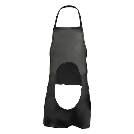 Sexy Men Erotic Open Crotch Faux Leather Apron Man Underwear Bodysuit Lingerie Clubwear Cosplay Costume Chef Butcher