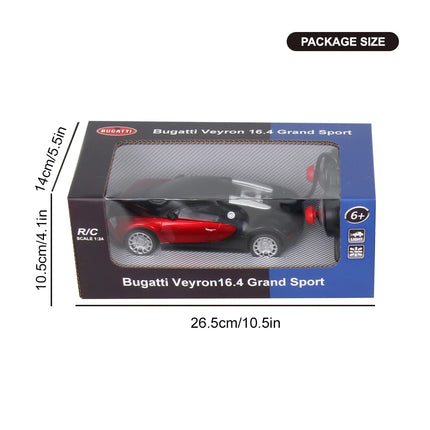 Licensed BUGATTI VEYRON   Replica 1:24 Scale Remote Control Car - High-Speed RC Sports Model Toy for Adults & Kids gift