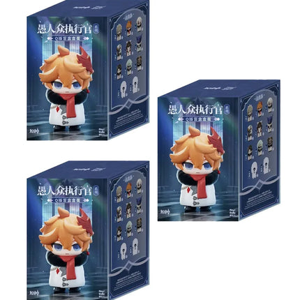 In Stock Genshin Impact Fatui Harbinger Serie Blind Box Q Version Anime Figure Collection Desktop Mystery Box Surprise Toy Gifts