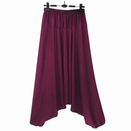 14 colors Plus size men's loose casual cotton cross pants, M-5XL Aladdin Lantern Wide Leg Trousers hip hop dancing Harem Pants