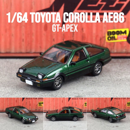 1/64 Volkswagen Golf AE86 Mazda RX-7 Honda Jazz Diecast Toy Car Vehicle Miniature Free Wheels Collection Gift For Children Boy