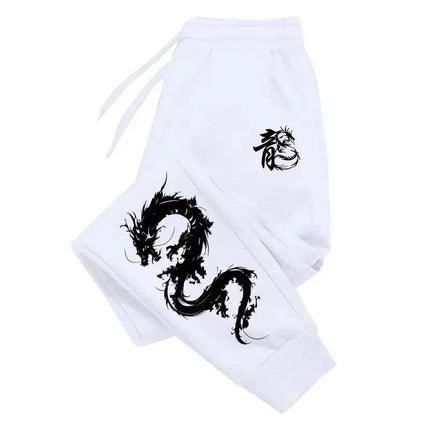 2025 Newest Fashion Men's Dragon Printed Sweatpants High Quality Male Autumn Winter Casual Sport Jogger Pants BestTrousers Cool